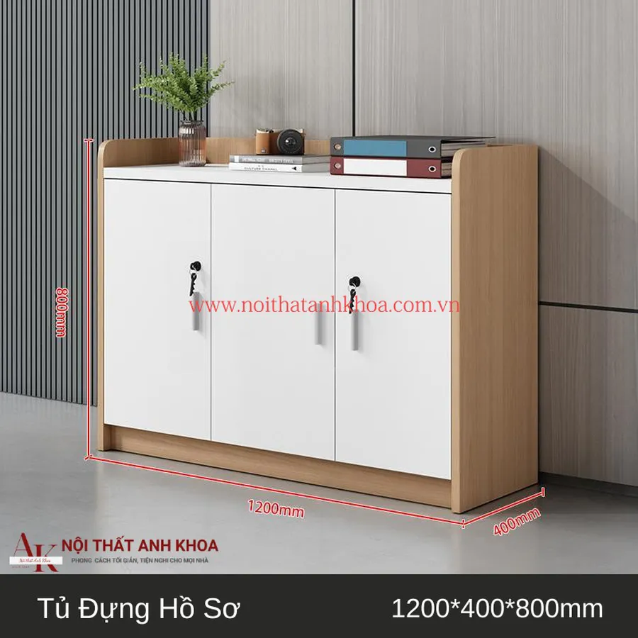 Mẫu Tủ Hồ Sơ Văn Phòng Gỗ Công Nghiệp Giá Tốt