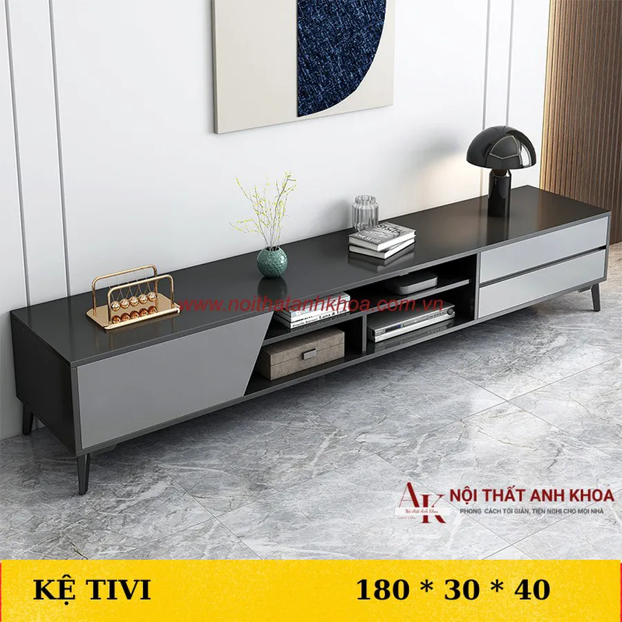 Mẫu Tủ Kệ Tivi Phòng Khách Gỗ MDF Cao Cấp Đẹp Hiện Đại