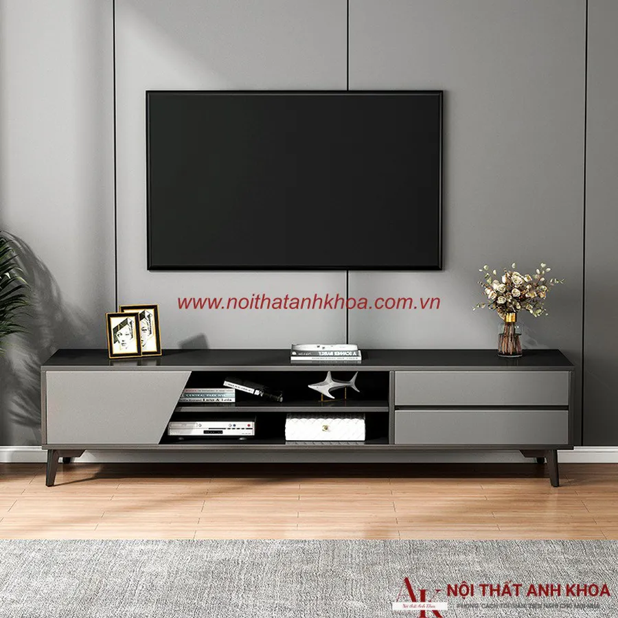 Mẫu Tủ Kệ Tivi Phòng Khách Gỗ MDF Cao Cấp Đẹp Hiện Đại