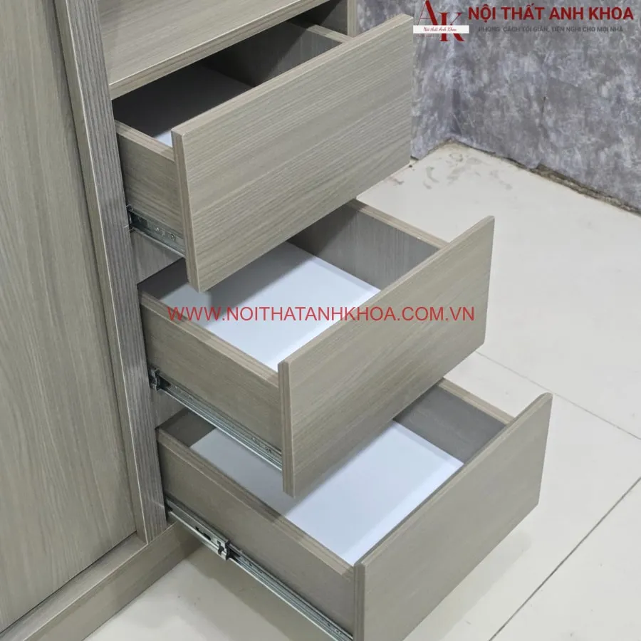 Mẫu Tủ Quần Áo Cửa Lùa Màu Đẹp Tiện Lợi