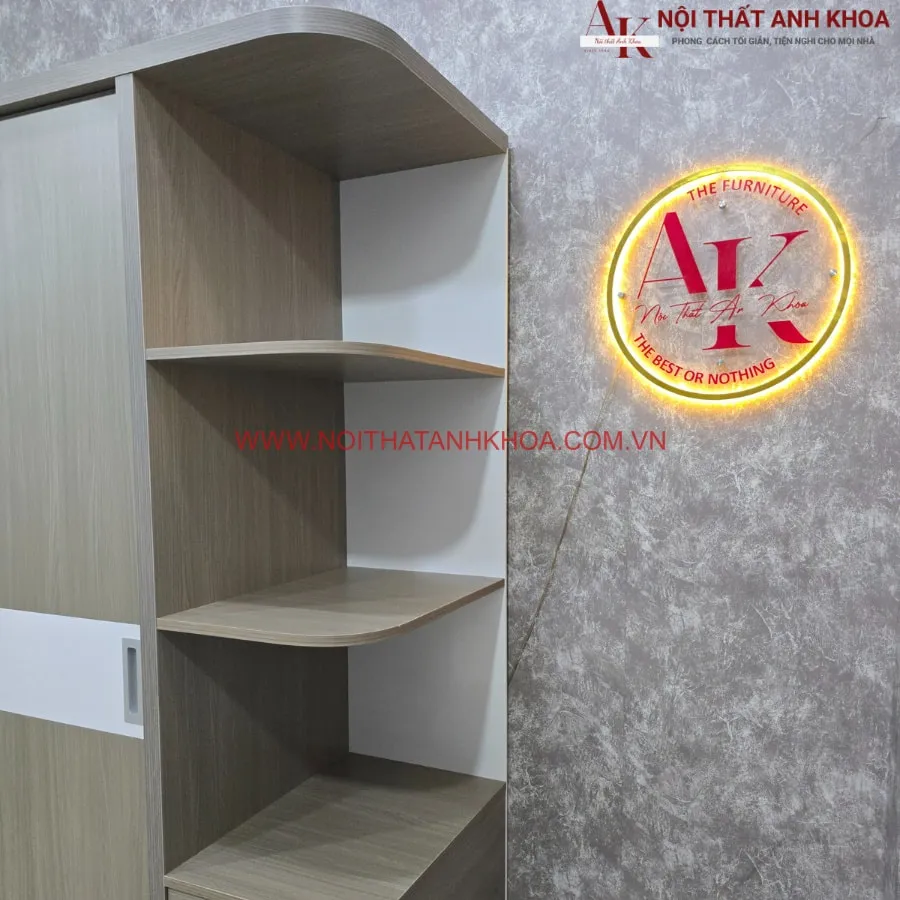 Mẫu Tủ Quần Áo Cửa Lùa Màu Đẹp Tiện Lợi