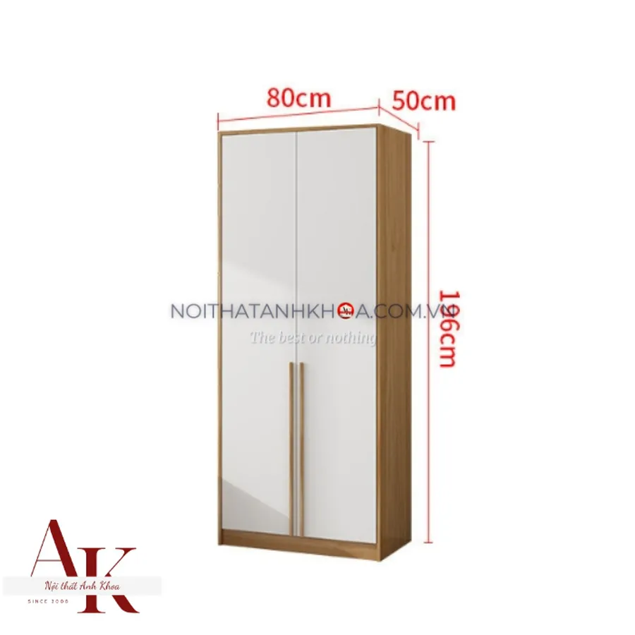 Mẫu Tủ Quần Áo Đẹp Gỗ Công Nghiệp MDF Hiện Đại