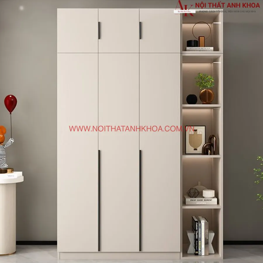 Mẫu Tủ Quần Áo Gỗ Công Nghiệp Đẹp Sang Trọng