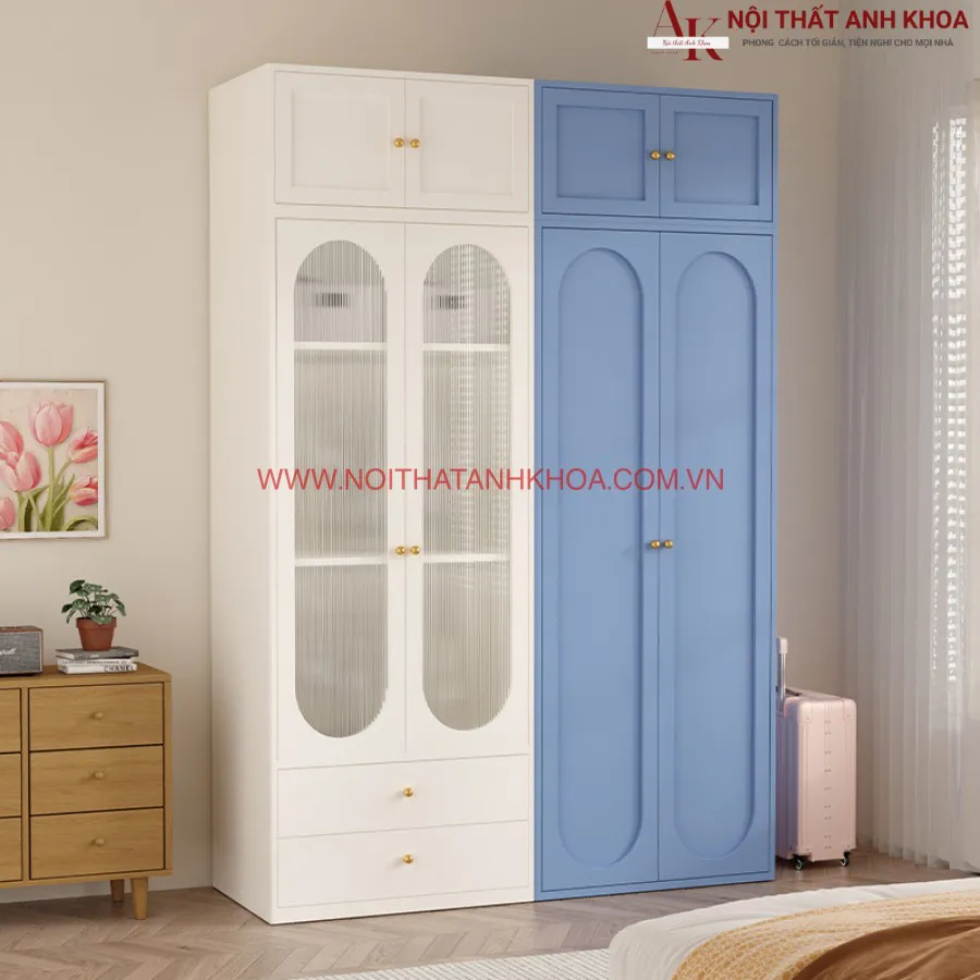 Mẫu Tủ Quần Áo Hiện Đại Phong Cách