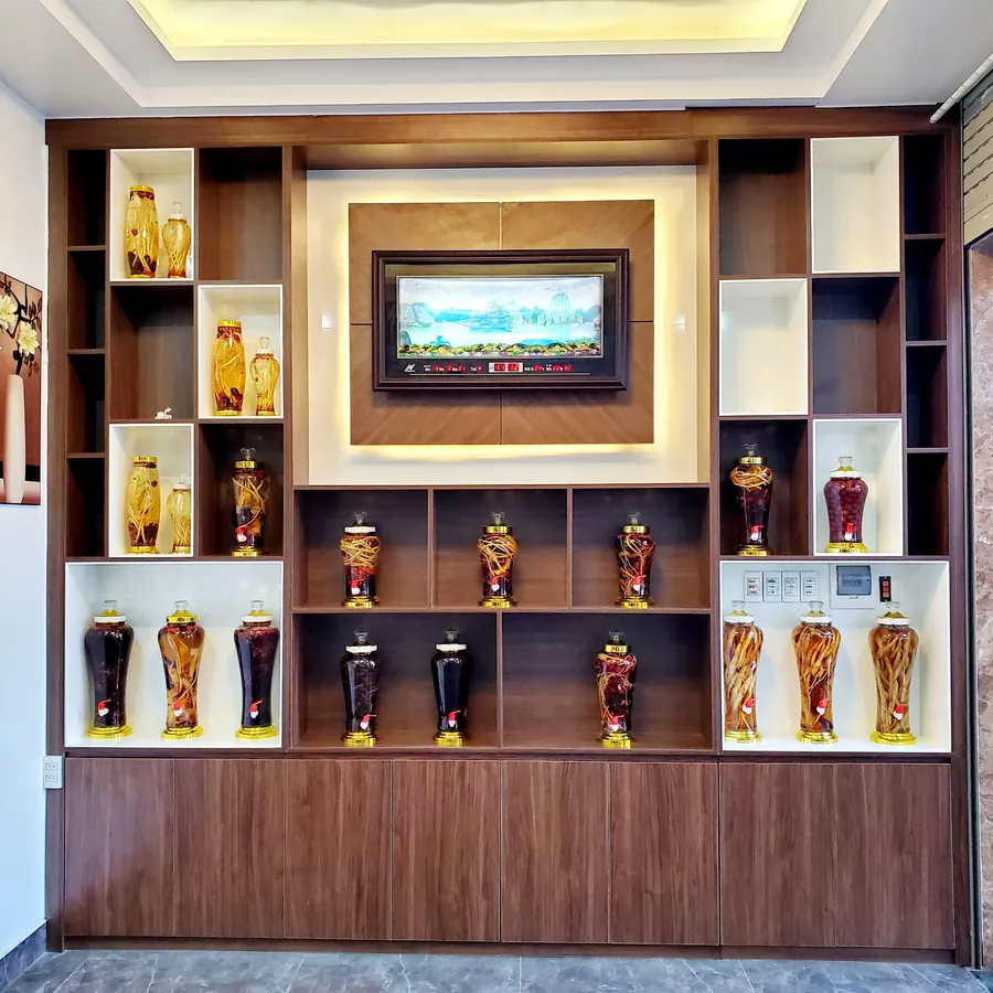 Mẫu Tủ Rượu Đẹp Gỗ MDF Sang Trọng Hiện Đại Giá Tốt