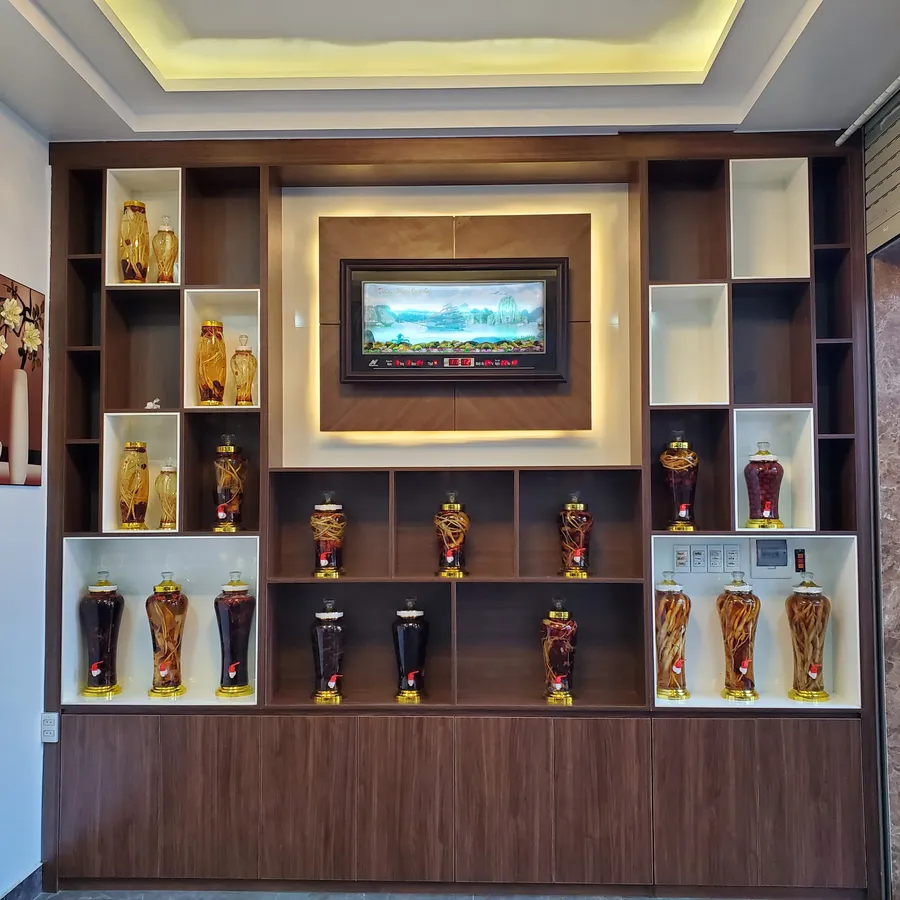 Mẫu Tủ Rượu Đẹp Gỗ MDF Sang Trọng Hiện Đại Giá Tốt
