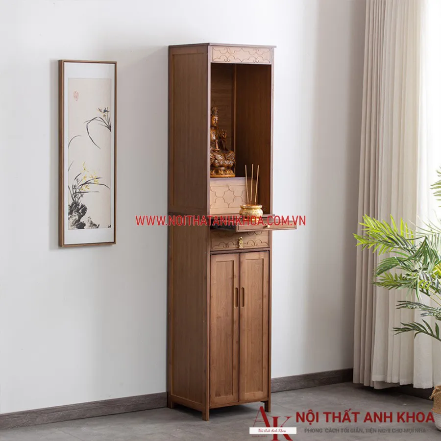 Mẫu Tủ Thờ Nhỏ Gọn Cho Nhà Chung Cư Đẹp Giá Rẻ