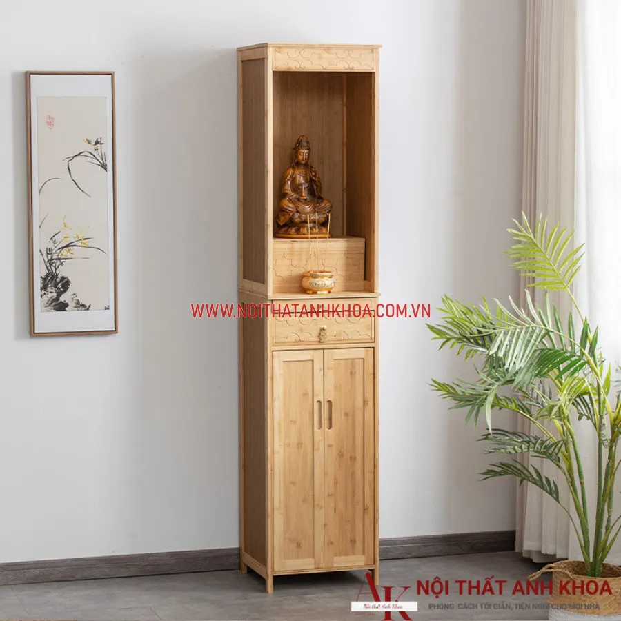 Mẫu Tủ Thờ Nhỏ Gọn Cho Nhà Chung Cư Đẹp Giá Rẻ