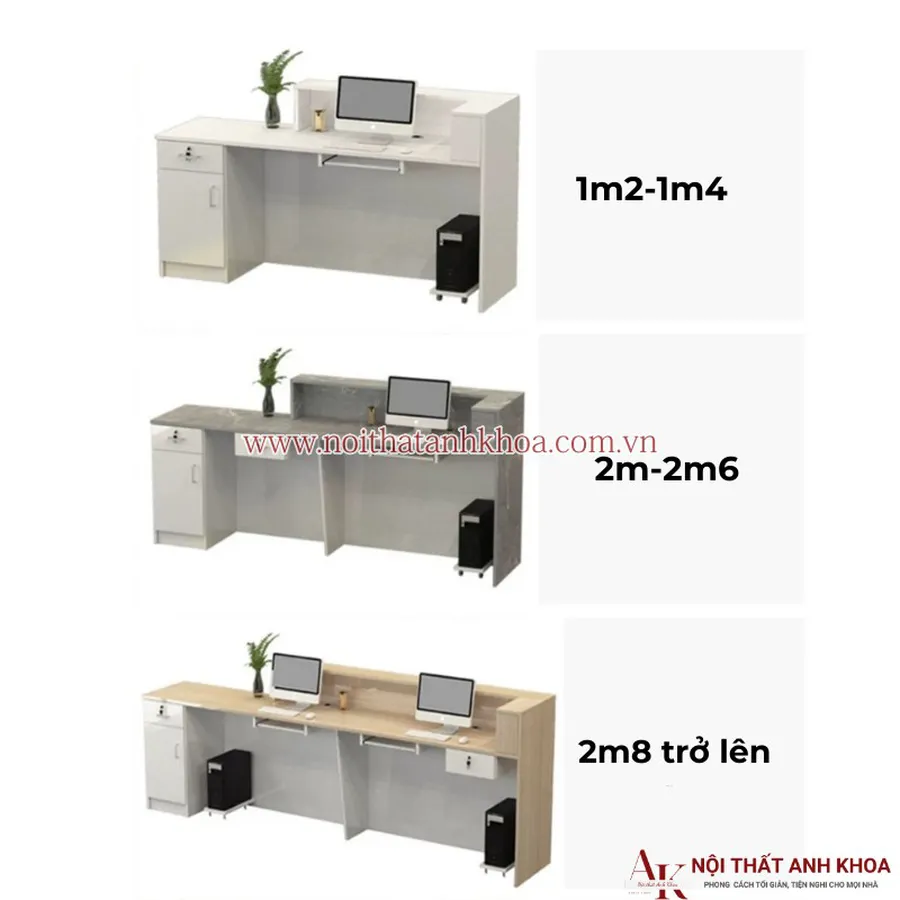 Quầy Lễ Tân Khách Sạn Đẹp Hiện Đại Giá Tốt TPHCM