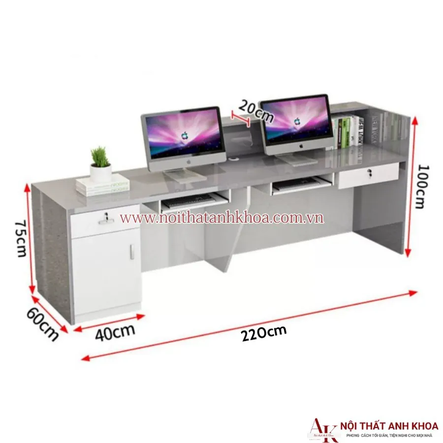 Quầy Lễ Tân Khách Sạn Đẹp Hiện Đại Giá Tốt TPHCM