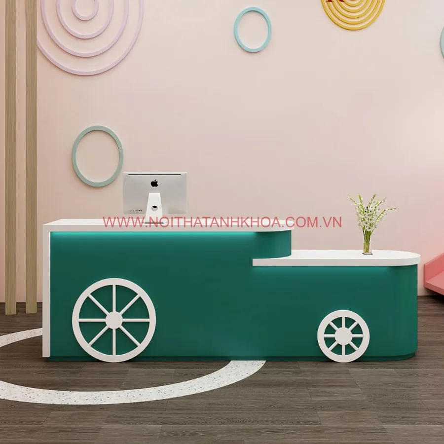 Quầy Lễ Tân Mini Đẹp Hiện Đại