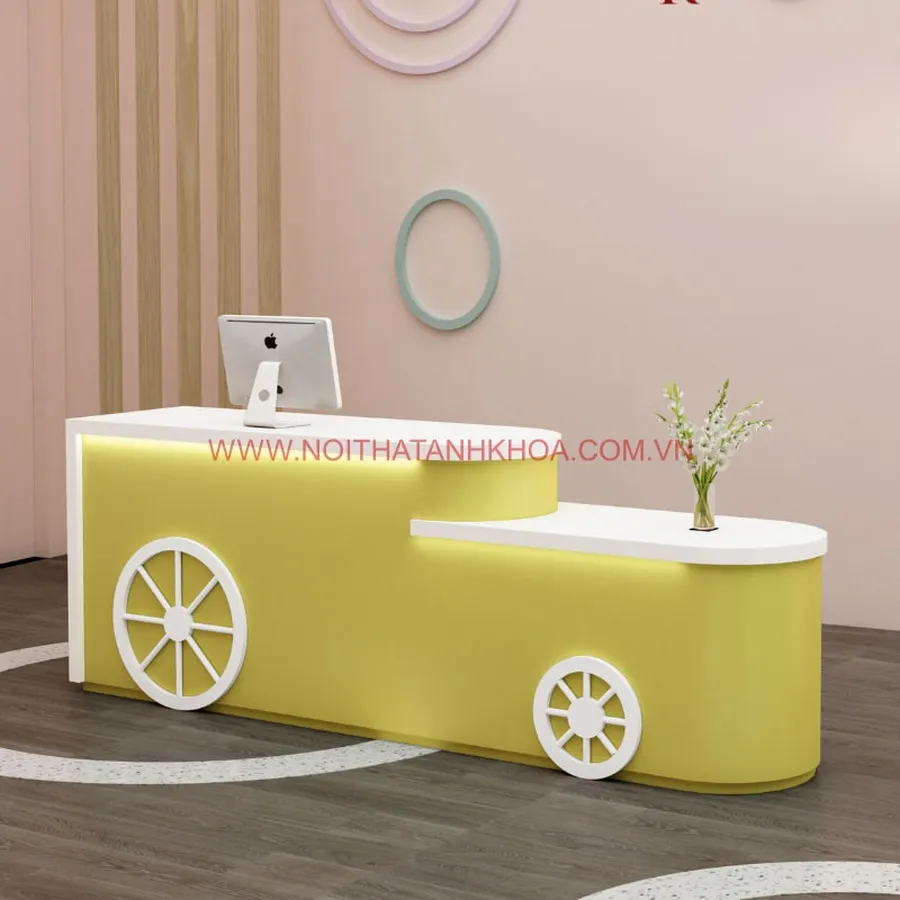 Quầy Lễ Tân Mini Đẹp Hiện Đại