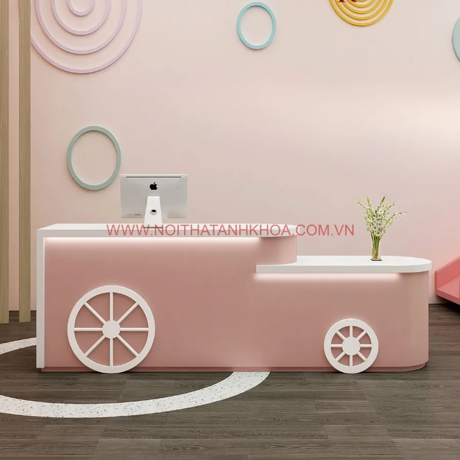 Quầy Lễ Tân Mini Đẹp Hiện Đại