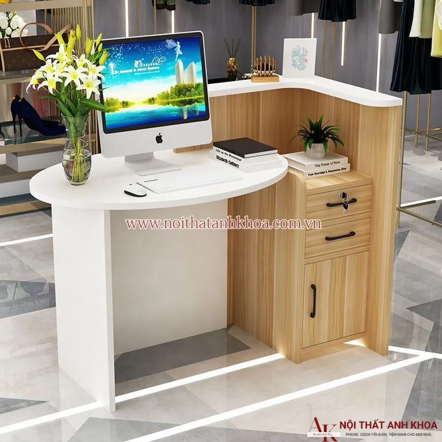 Quầy Lễ Tân Mini Đẹp Hiện Đại Giá Rẻ