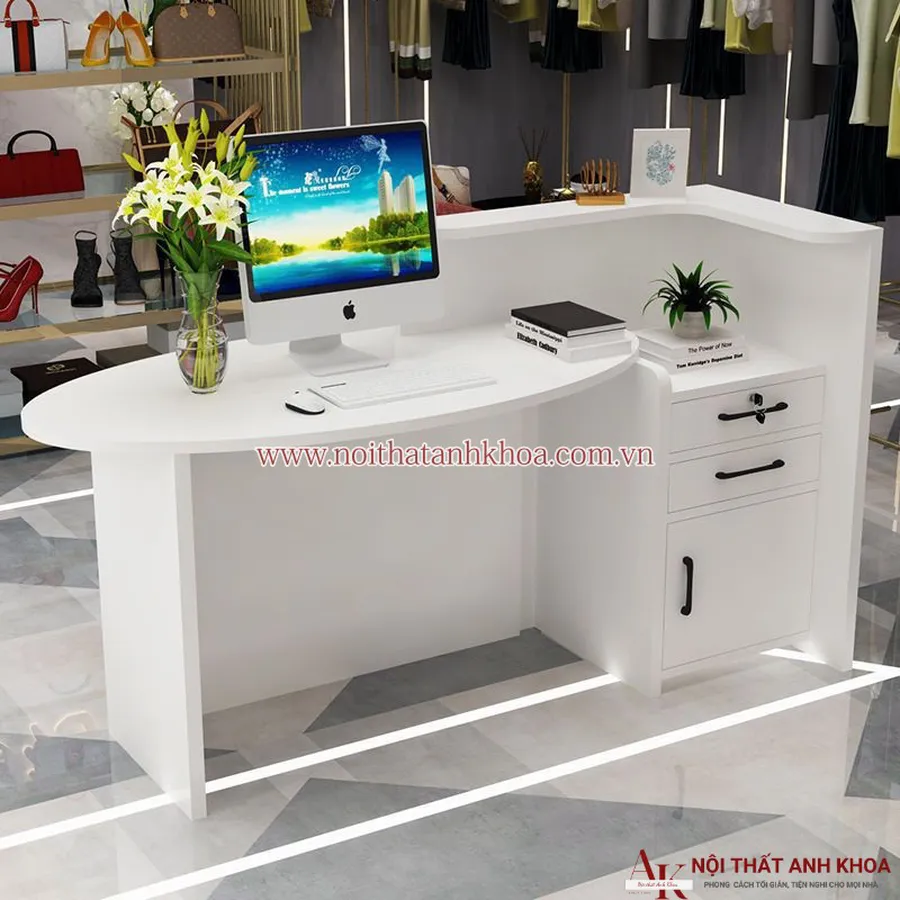 Quầy Lễ Tân Mini Đẹp Hiện Đại Giá Rẻ