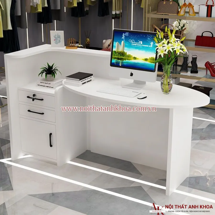Quầy Lễ Tân Mini Đẹp Hiện Đại Giá Rẻ