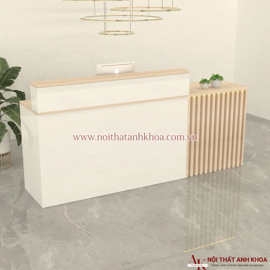 Quầy Lễ Tân Nhỏ Đẹp Hiện Đại Sang Trọng