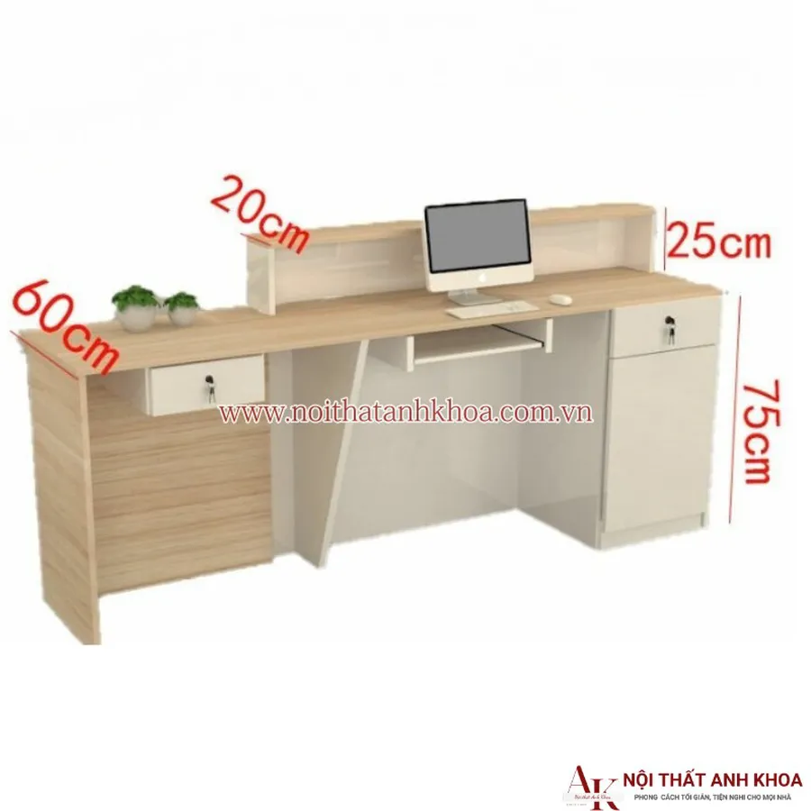 Quầy Lễ Tân Nhỏ Đẹp Hiện Đại Sang Trọng