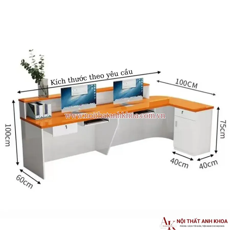 Quầy Lễ Tân Spa Đẹp Hiện Đại Giá Rẻ TPHCM