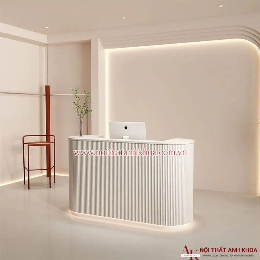 Quầy Lễ Tân Spa Nhỏ Đẹp Hiện Đại