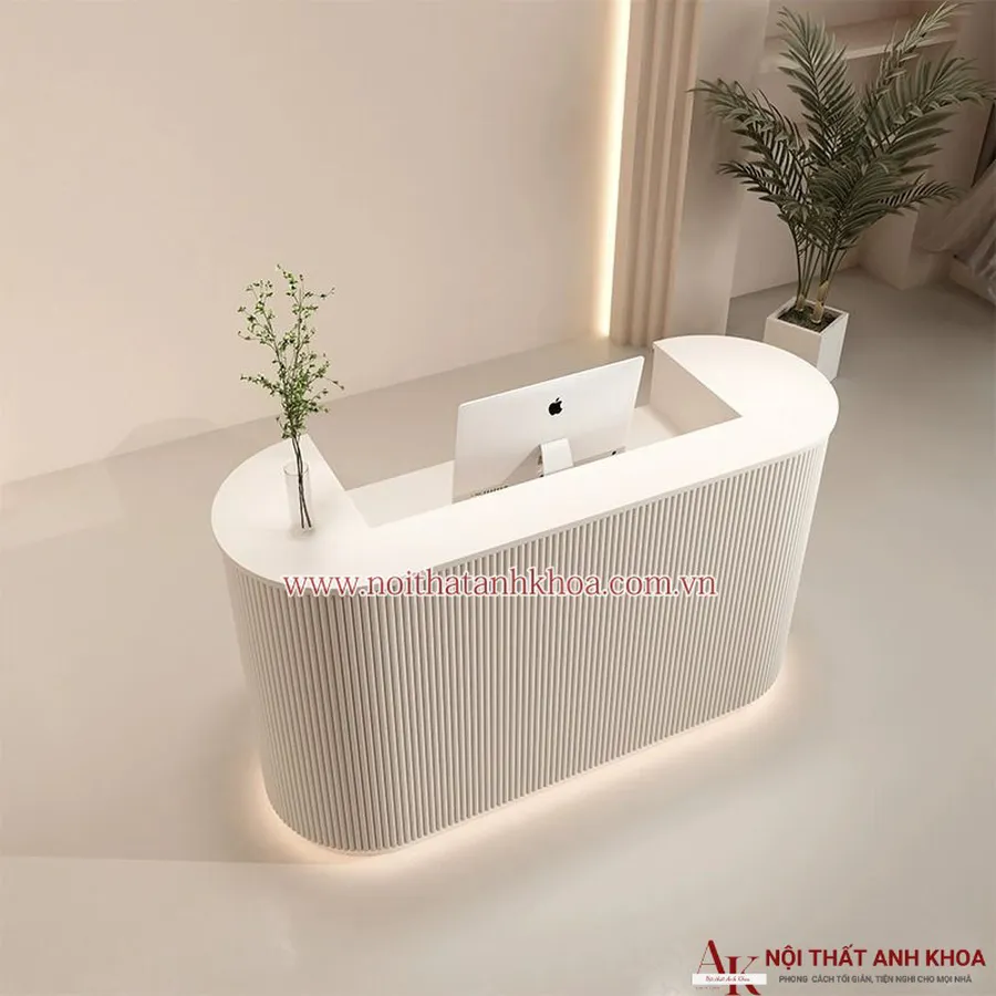 Quầy Lễ Tân Spa Nhỏ Đẹp Hiện Đại