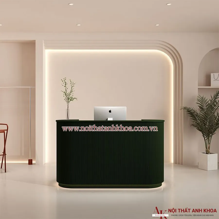 Quầy Lễ Tân Spa Nhỏ Đẹp Hiện Đại