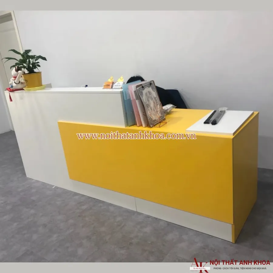 Quầy Lễ Tân Văn Phòng Chữ I Đẹp Hiện Đại Giá Rẻ