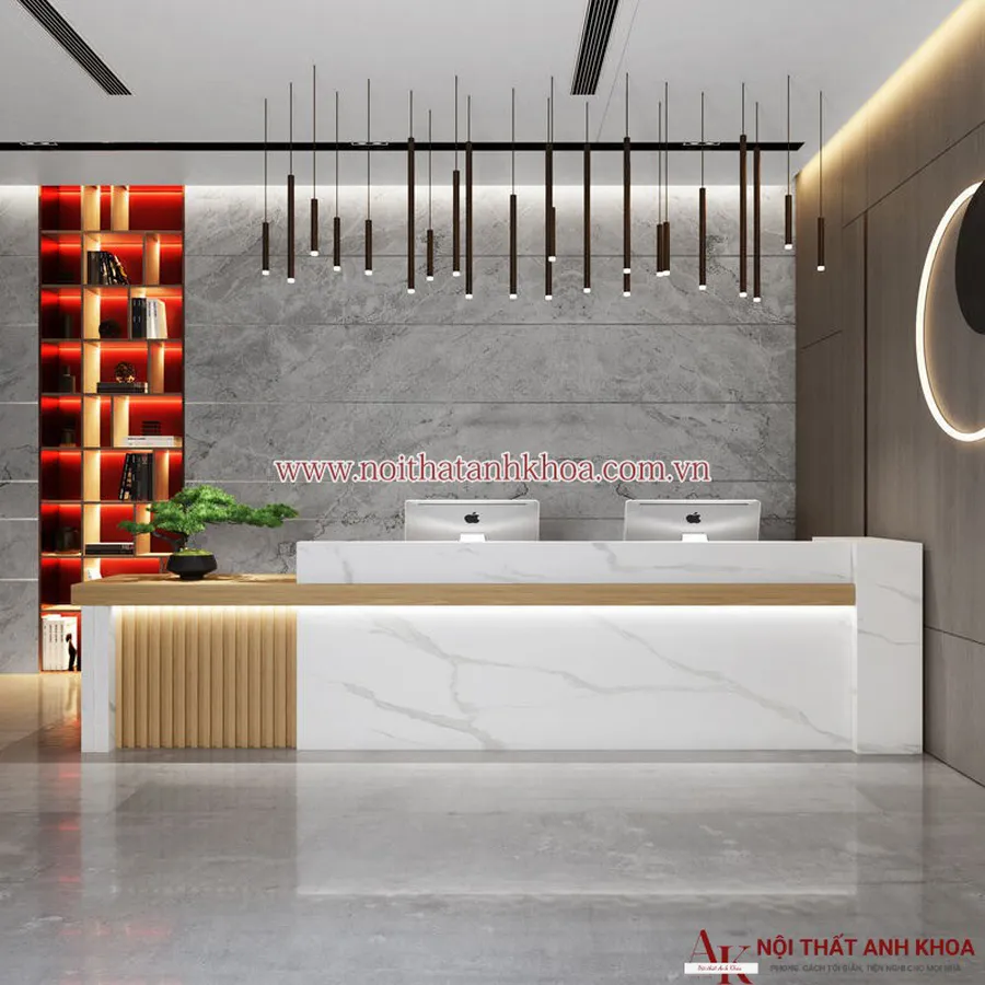 Quầy Lễ Tân Văn Phòng Đẹp Hiện Đại Giá Rẻ