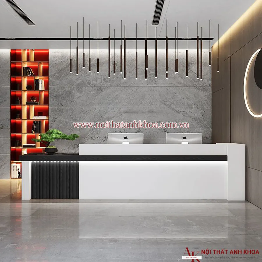 Quầy Lễ Tân Văn Phòng Đẹp Hiện Đại Giá Rẻ