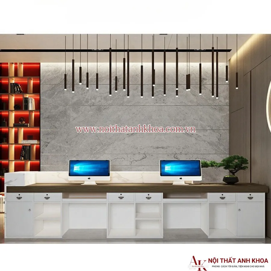 Quầy Lễ Tân Văn Phòng Đẹp Hiện Đại Giá Rẻ