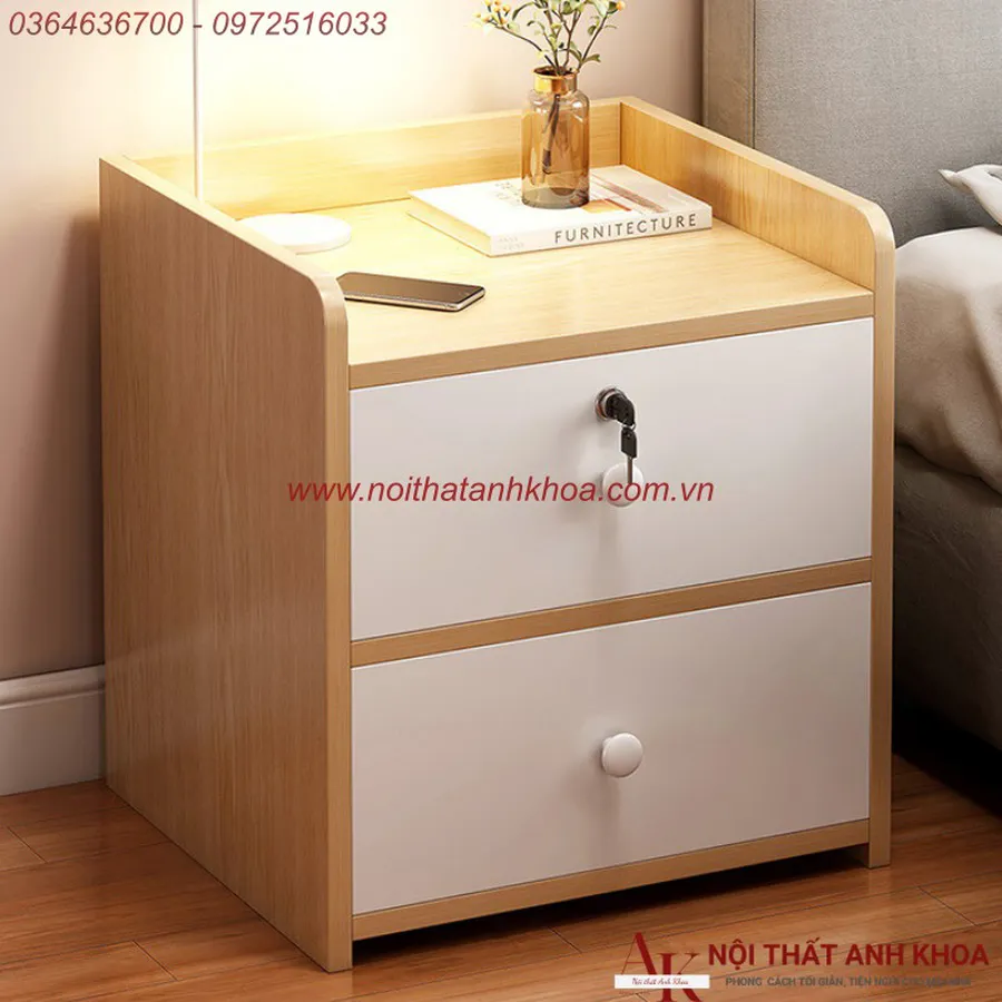 Tab Đầu Giường Gỗ Ép Cao Cấp Đẹp Hiện Đại