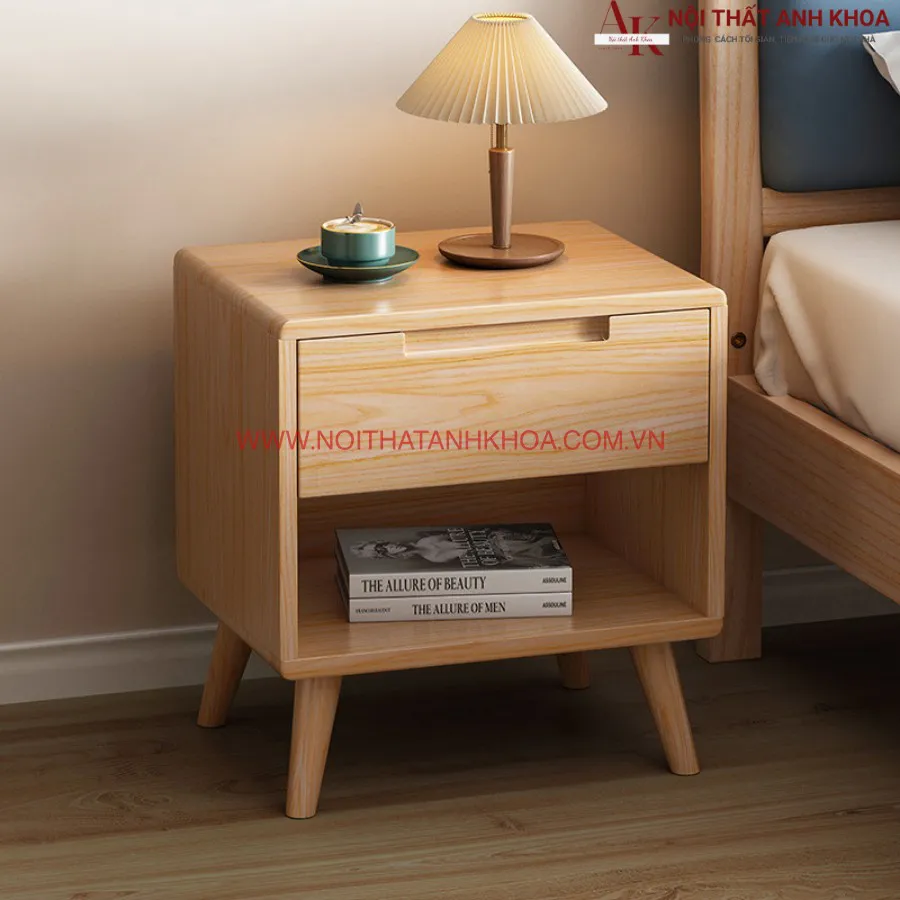 Tab Đầu Giường Gỗ Tự Nhiên Cao Cấp