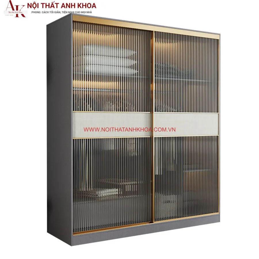 Tủ Áo Cánh Kính Cửa Lùa Đẹp Cao Cấp