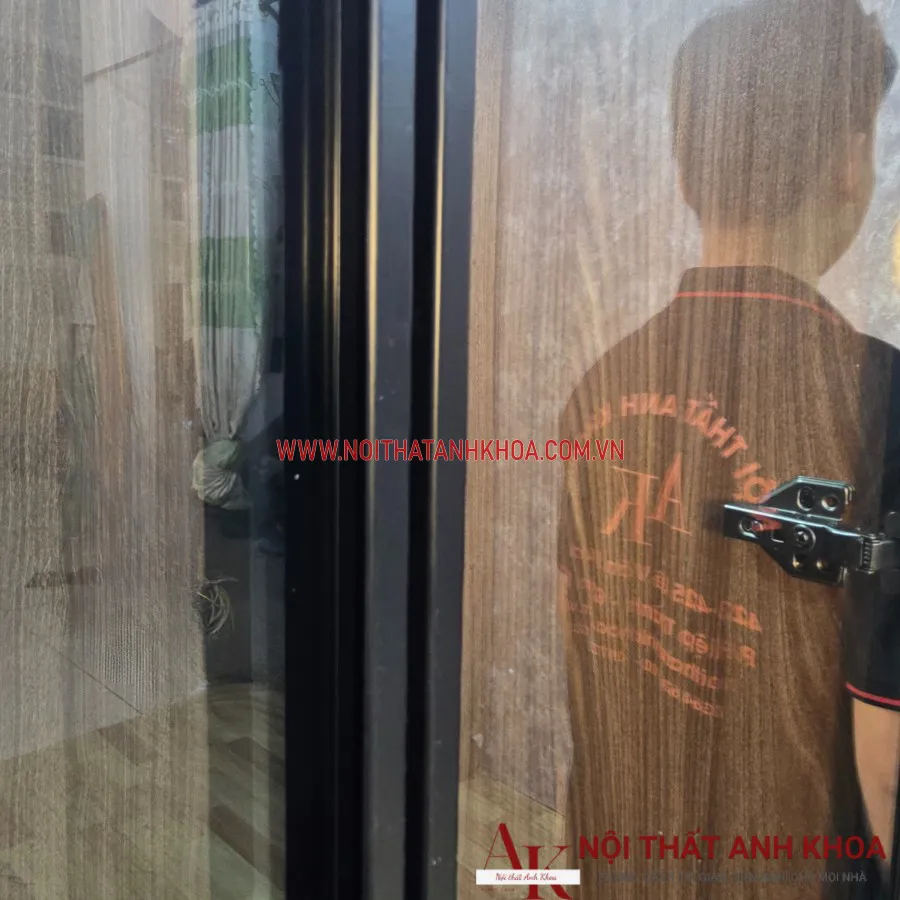 Tủ Áo Cánh Kính Cường Lực Khung Gỗ MDF Giá Tốt