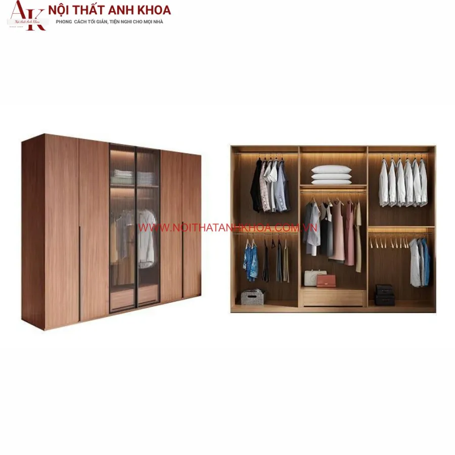 Tủ Áo Cánh Kính Mẫu Mã Đẹp Hiện Đại