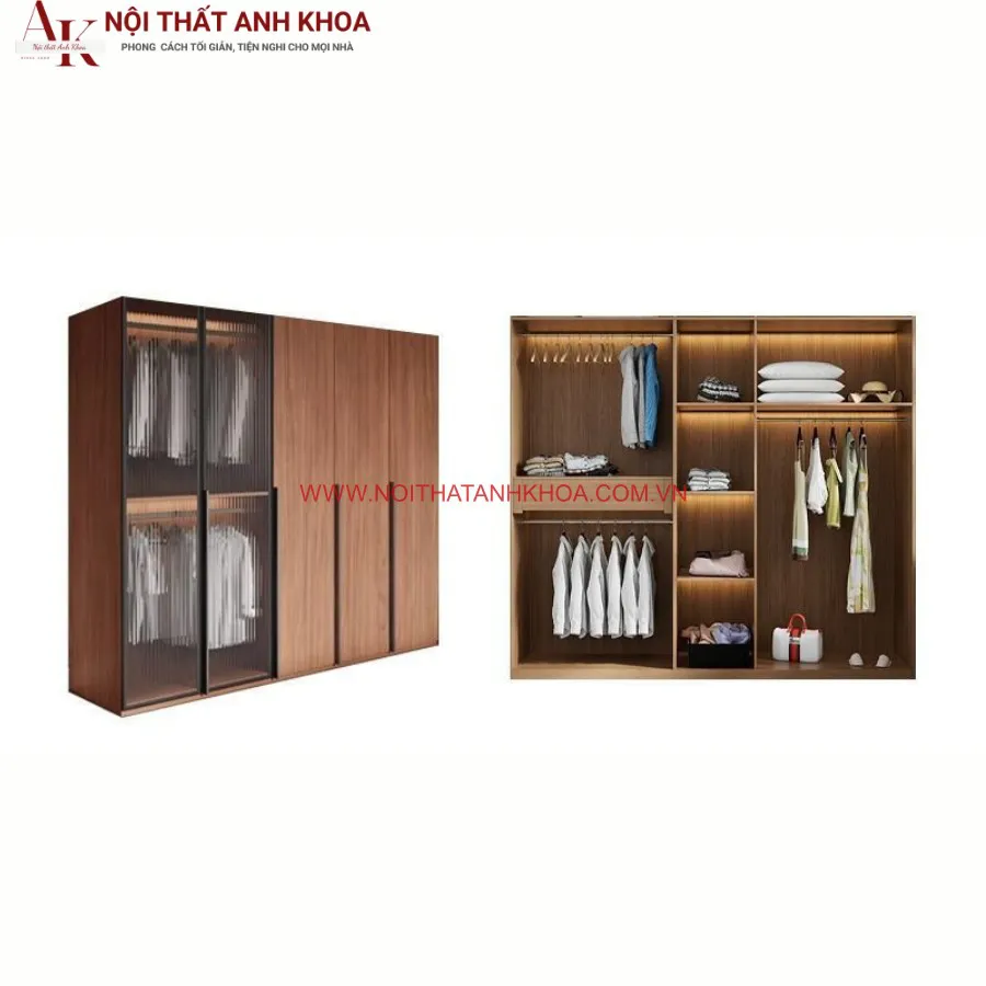 Tủ Áo Cánh Kính Mẫu Mã Đẹp Hiện Đại