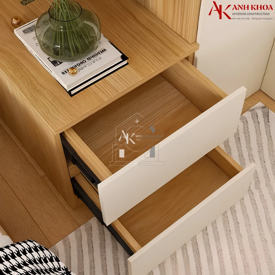 Tủ Quần Áo Chữ L Phong Cách Hiện Đại