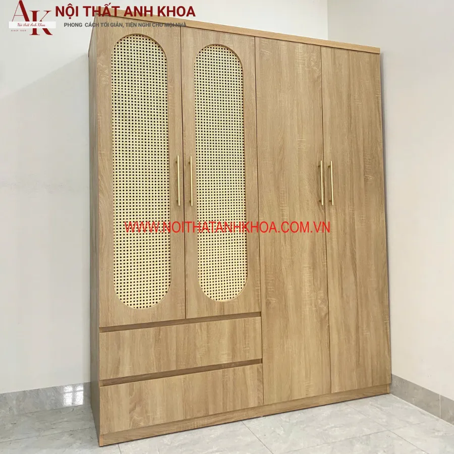 Tủ Quần Áo Hiện Đại Gỗ Công Nghiệp Cao Cấp