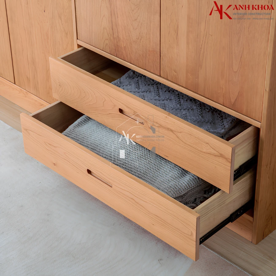 Tủ Áo Gỗ Tự Nhiên Phong Cách Hiện Đại