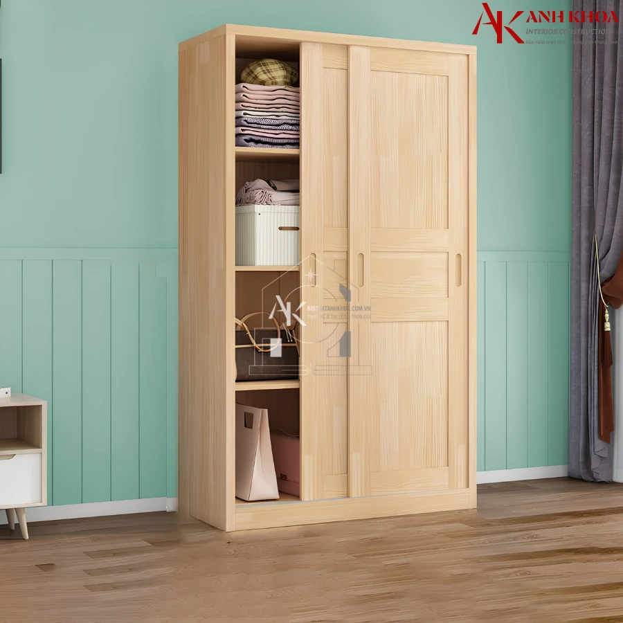 Tủ Áo Gỗ Tự Nhiên Thiết Kế Đa Năng Giá Tốt