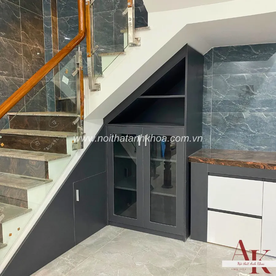 Tủ Bếp Đẹp Cánh Acrylic Gỗ Công Nghiệp MDF Chống Ẩm Hiện Đại