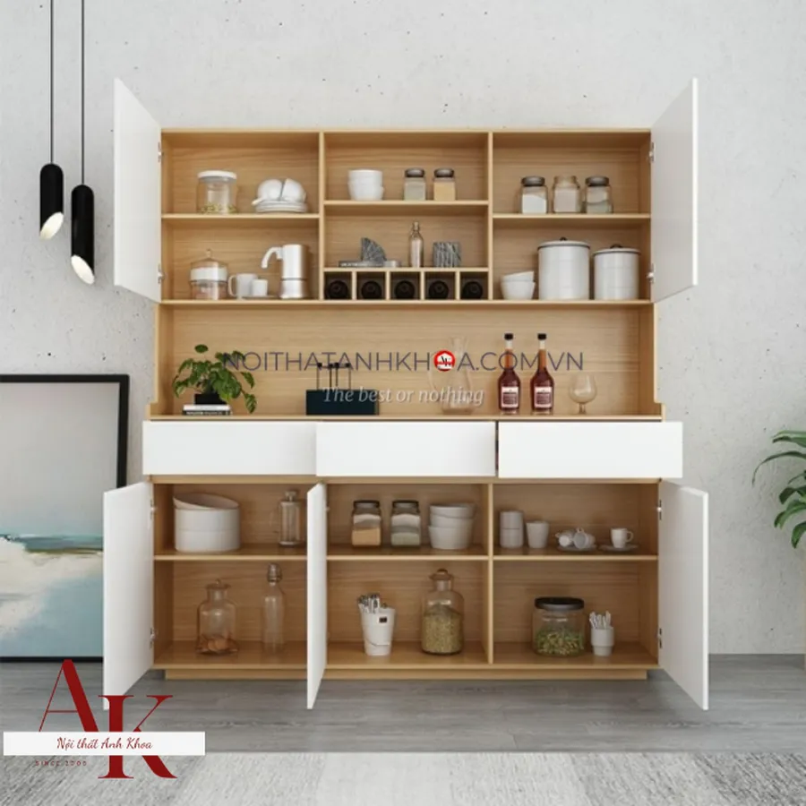 Tủ Bếp Đẹp Gỗ Công Nghiệp Hiện Đại Giá Rẻ