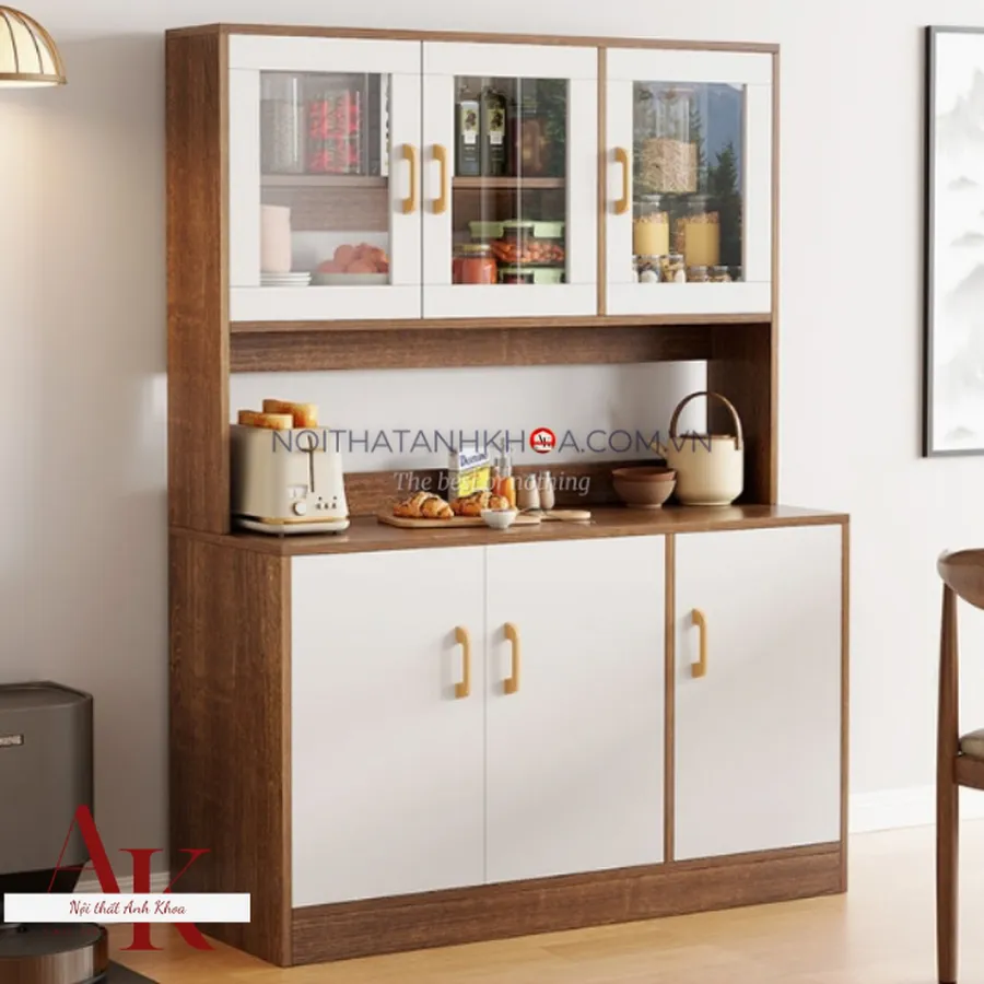 Tủ Bếp Đẹp Gỗ Mdf Hiện Đại Tiện Nghi Giá Thành Phù Hợp