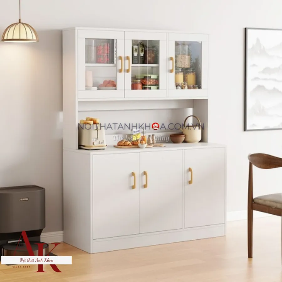 Tủ Bếp Đẹp Gỗ Mdf Hiện Đại Tiện Nghi Giá Thành Phù Hợp