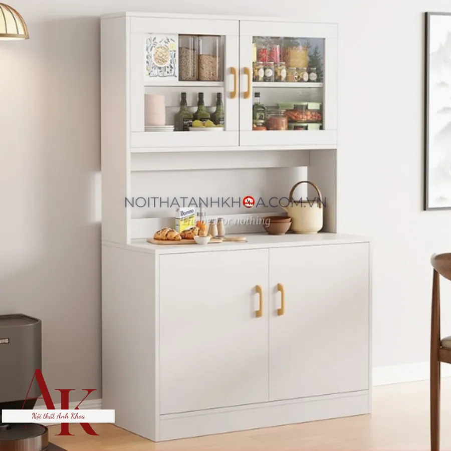 Tủ Bếp Đẹp Gỗ Mdf Hiện Đại Tiện Nghi Giá Thành Phù Hợp