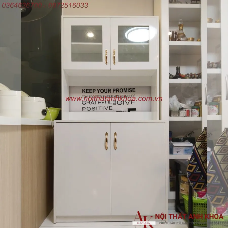 Tủ Đựng Chén Bát Thông Minh Gỗ MDF Cao Cấp Giá Rẻ