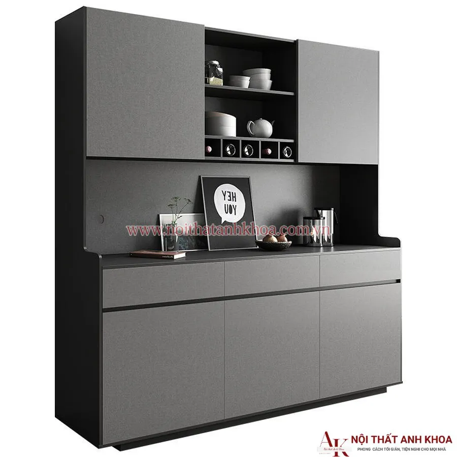 Tủ Bếp Mini Cho Phòng Trọ Gỗ Công Nghiệp Chống Ẩm