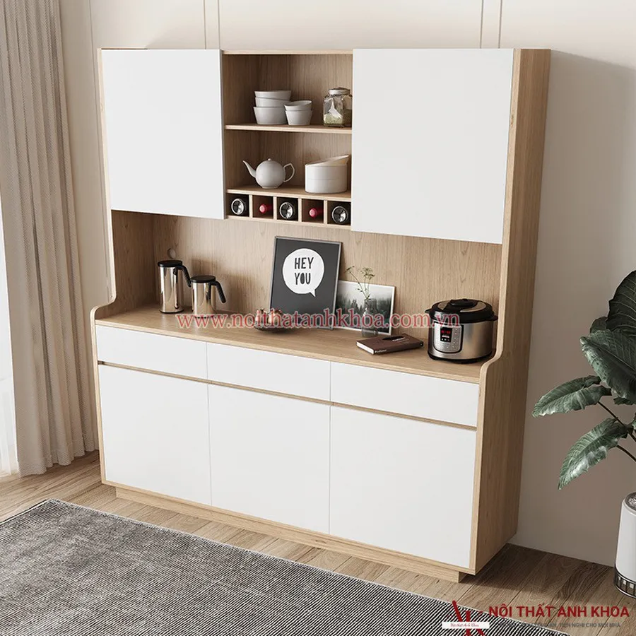 Tủ Bếp Mini Cho Phòng Trọ Gỗ Công Nghiệp Chống Ẩm