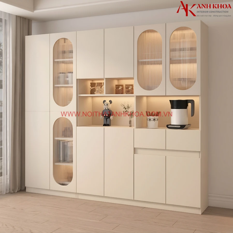Tủ Để Đồ Phòng Bếp Gỗ Công Nghiệp Cao Cấp