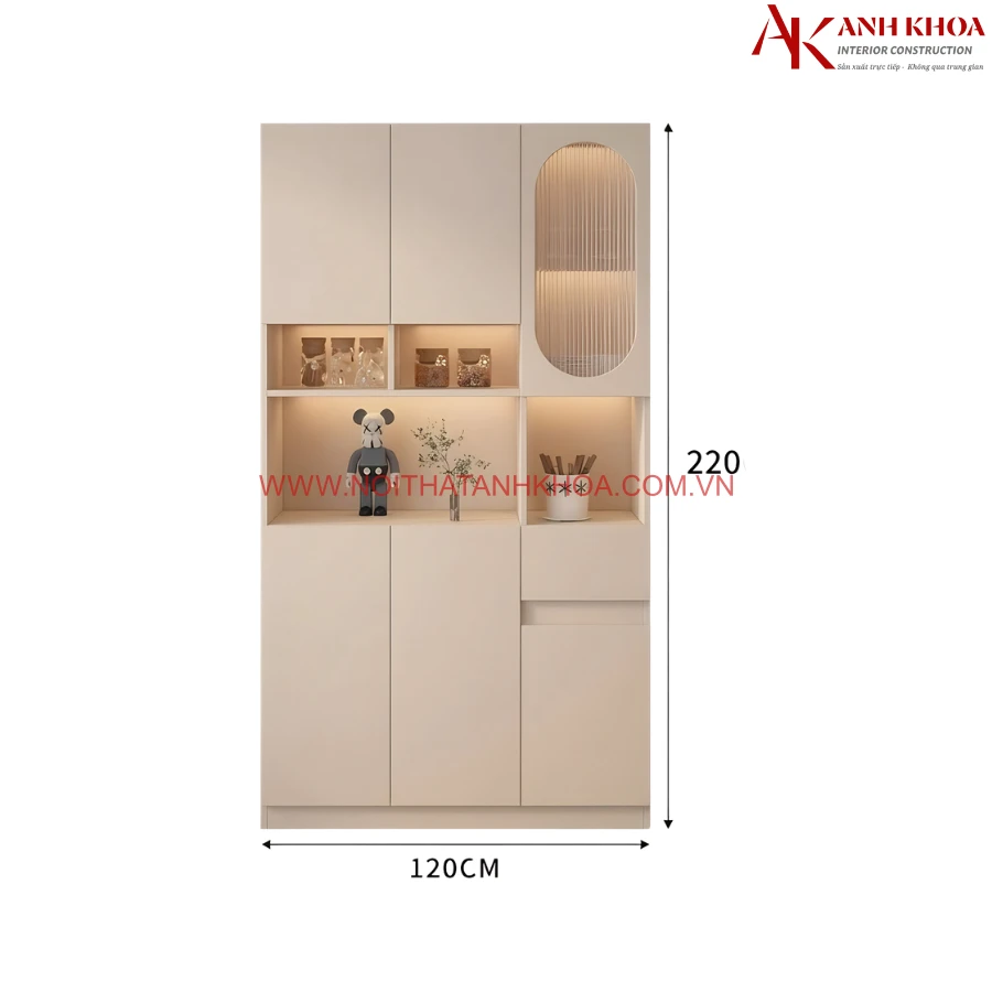 Tủ Để Đồ Phòng Bếp Gỗ Công Nghiệp Cao Cấp